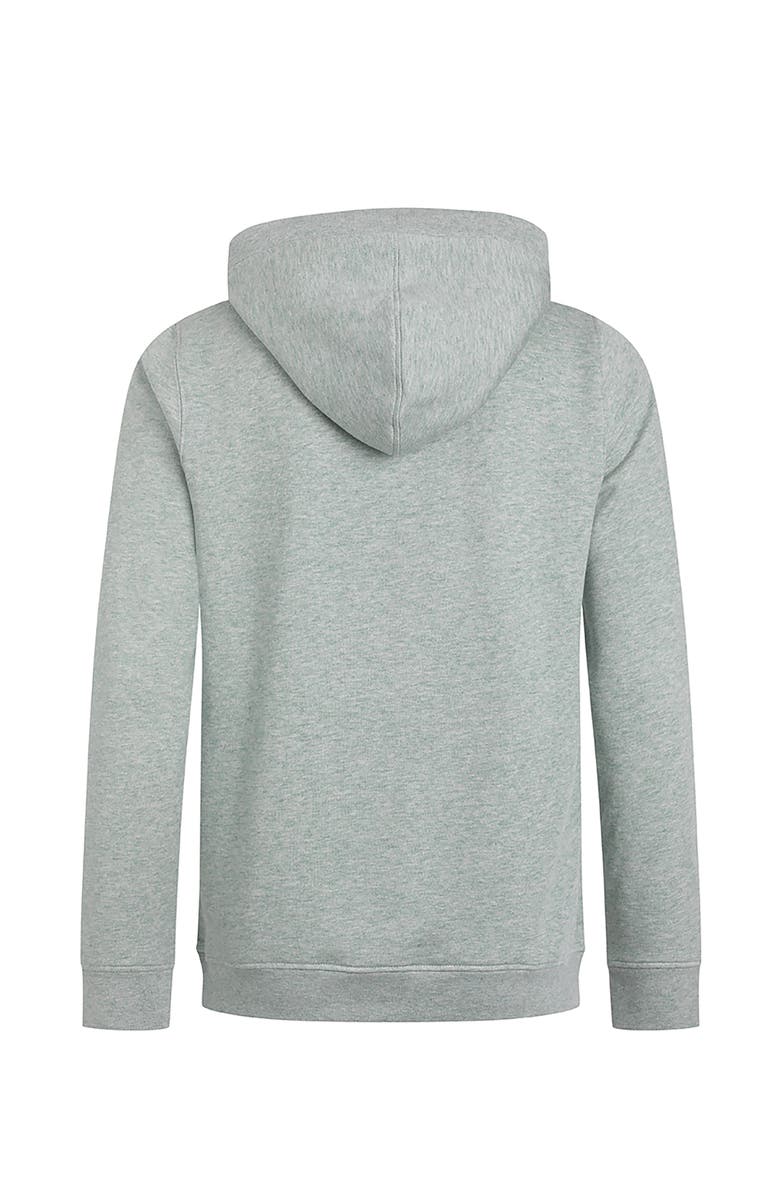Weird Fish Hugo Branded Popover Hoodie, Alternate, color, Grey Marl