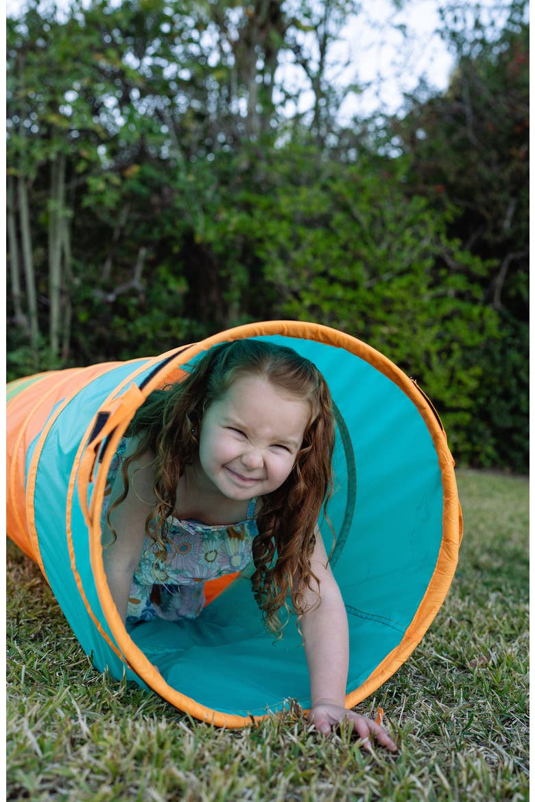 Kids' Find Me Collapsible Play Tunnel, Alternate, color, ORANGE MULTI