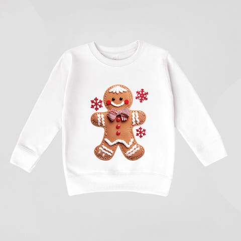 Gingerbread Patchwork Sweatshirt (toddler)