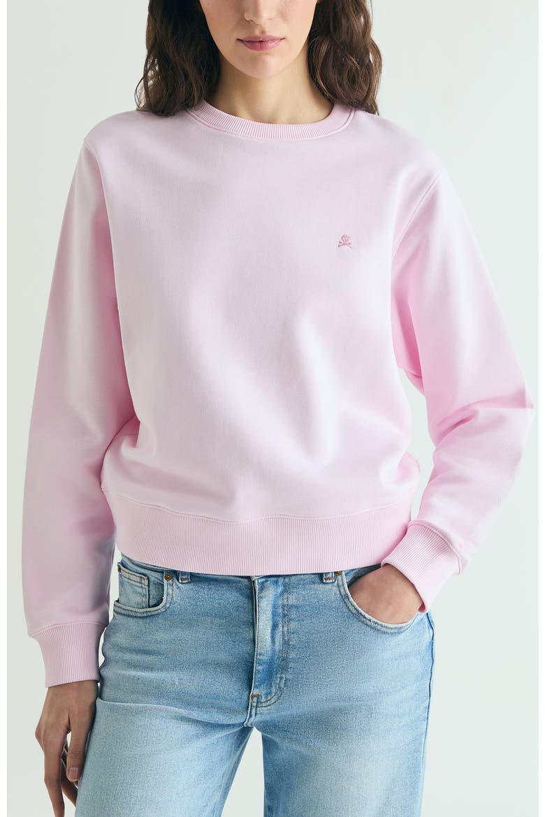 Basic Skull Sweatshirt, Main, color, Lightpink