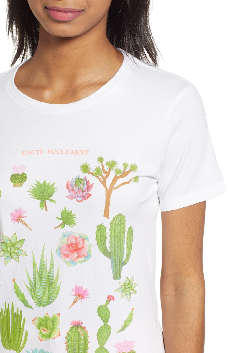 Project Karma Botanic Succulents Graphic Tee, Alternate, color, 