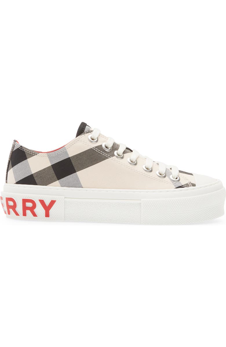 Burberry Jack Check Low Top Sneaker, Alternate, color,