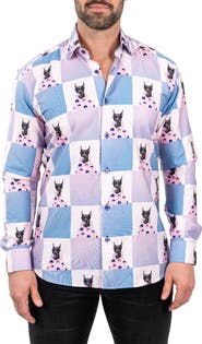 Maceoo Fibonacci Snoop Contemporary Fit Button-Up Shirt