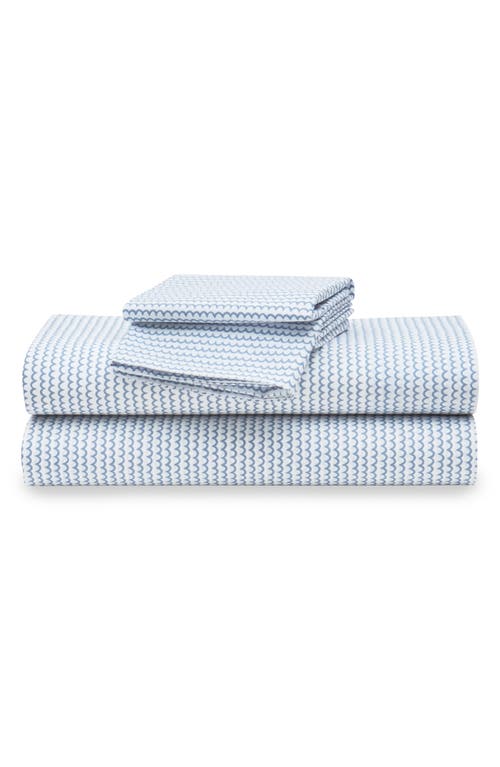 Petite Plume La Mer Sheet Set In Blue