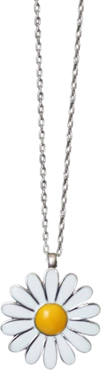Spero London Sterling Silver Daisy Pendant Necklace