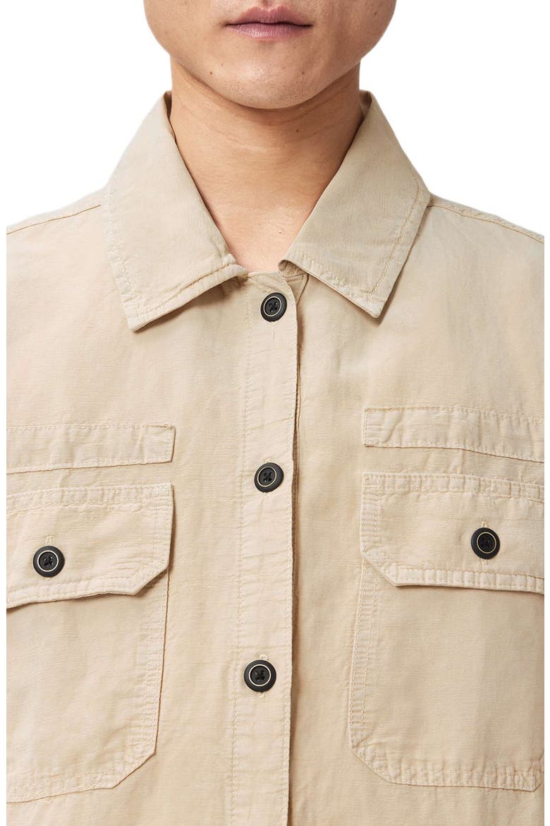 Korten Relaxed Fit Shacket, Alternate, color, SAND BROWN