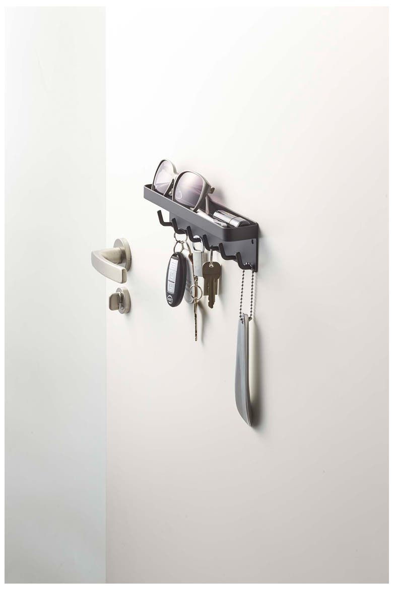 Magnetic Key Rack, Alternate, color, BLACK