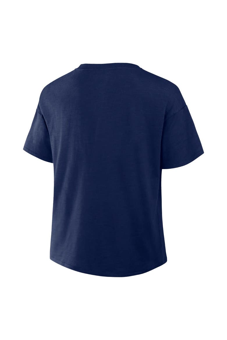 Women's Fanatics Navy Houston Astros Fan Fave Stadium Slub Boxy T-Shirt, Alternate, color, Navy
