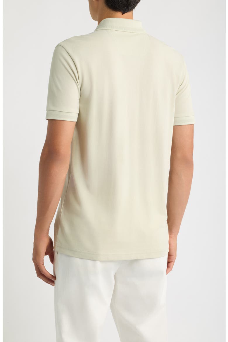 Pio Piqué Pima Cotton Polo, Alternate, color, LIGHT BEIGE