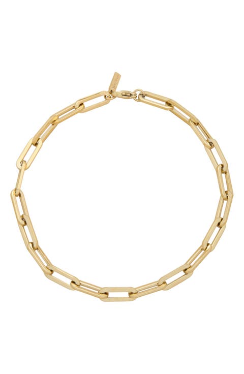 Paper Clip Chain Anklet