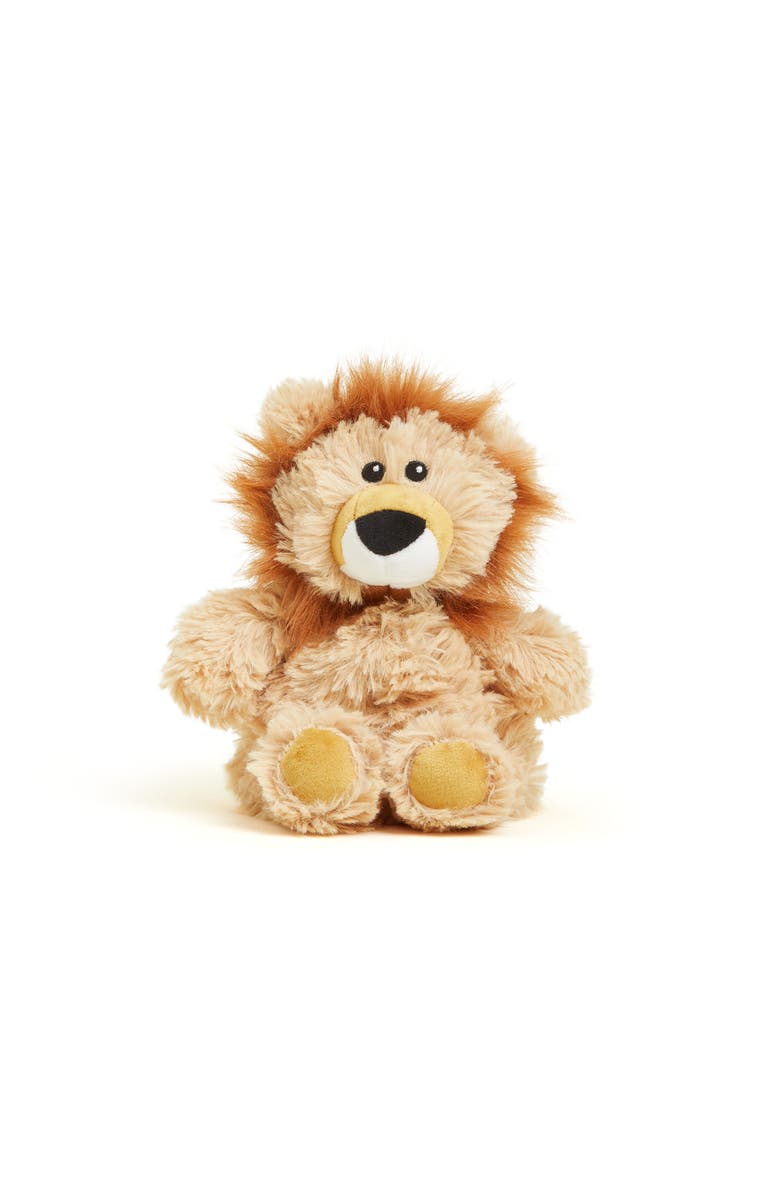 Warmies Lion Junior Plush Toy, Alternate, color, Gold