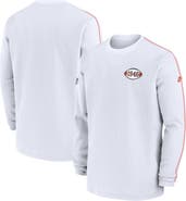 Nike Men's Nike White Cleveland Browns Alternate Logo Coach Long Sleeve Top