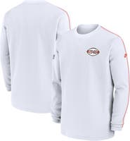 Nike Men's Nike White Cleveland Browns Alternate Logo Coach Long Sleeve Top