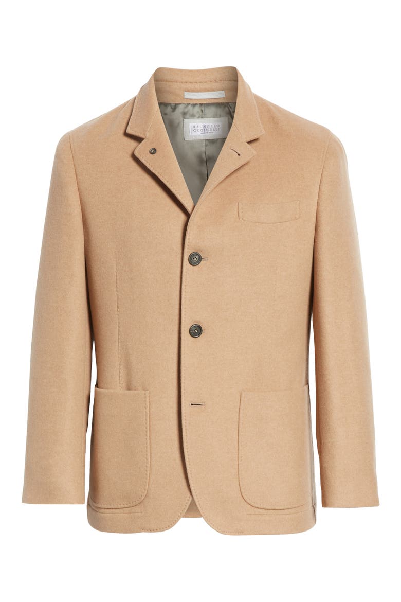Plush Cashmere Overcoat, Alternate, color, CAMEL