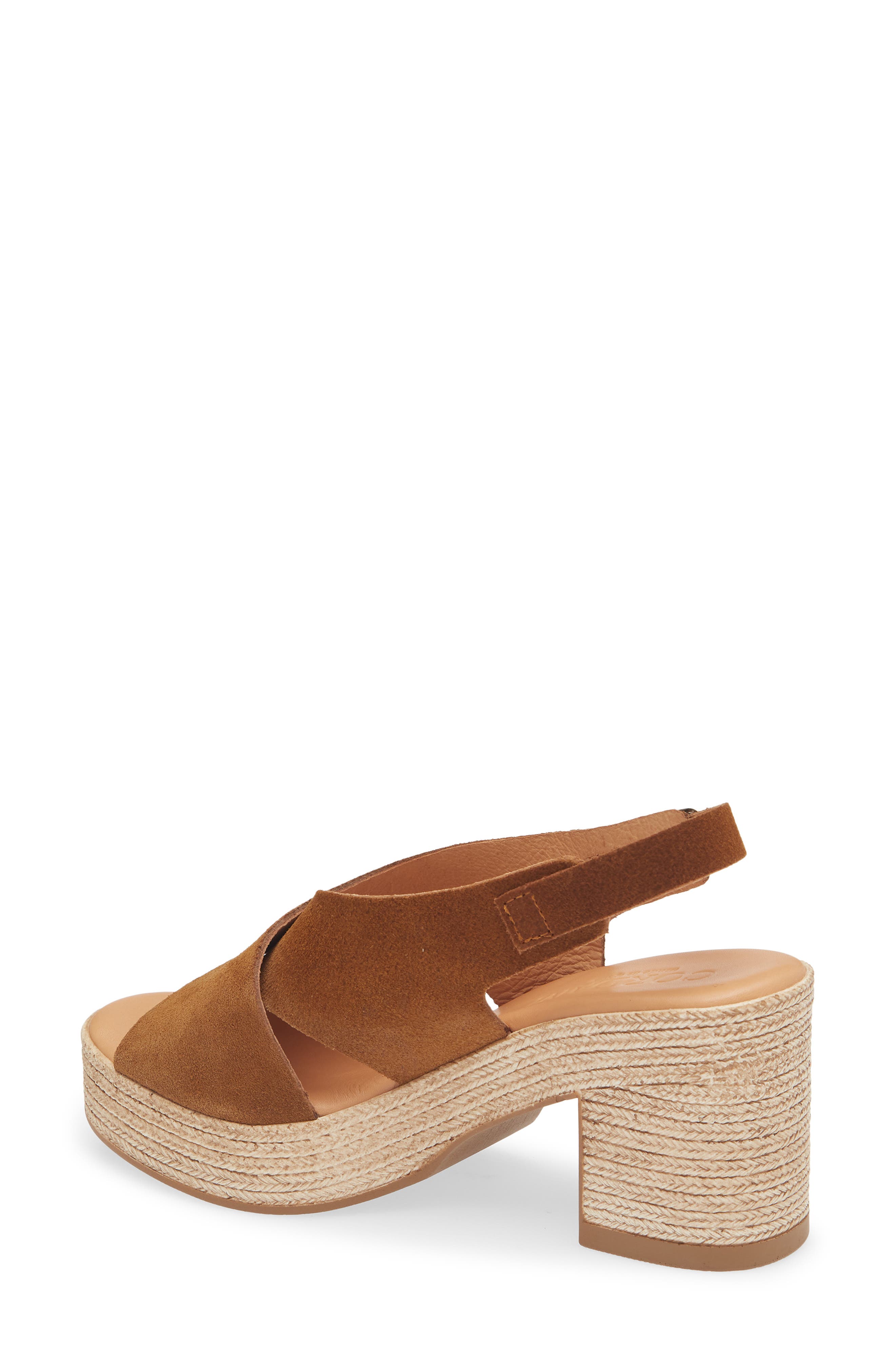 Cordani Marianne Slingback Platform Sandal, Alternate, color, Roble Suede