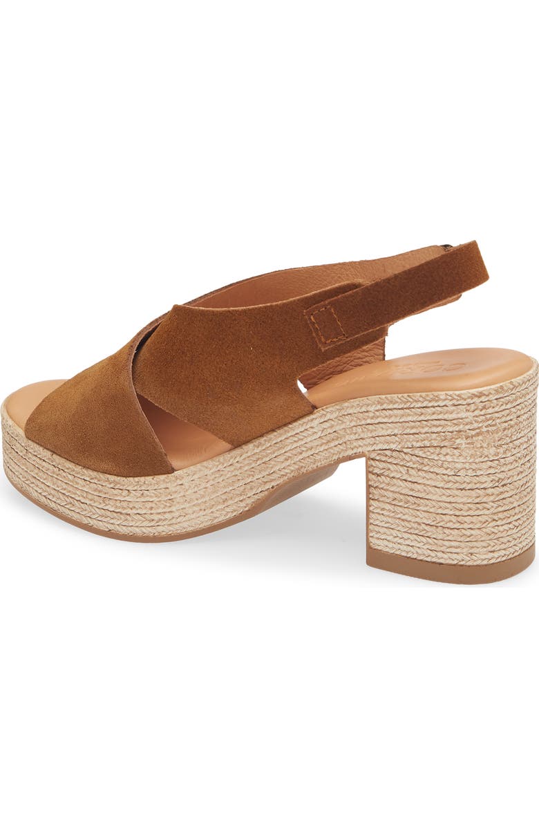 Cordani Marianne Slingback Platform Sandal, Alternate, color, Roble Suede