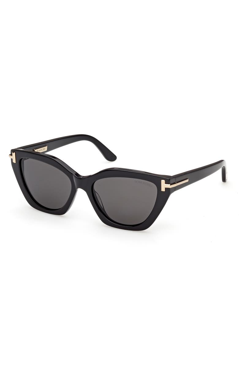TOM FORD 55mm Butterfly Sunglasses, Alternate, color,