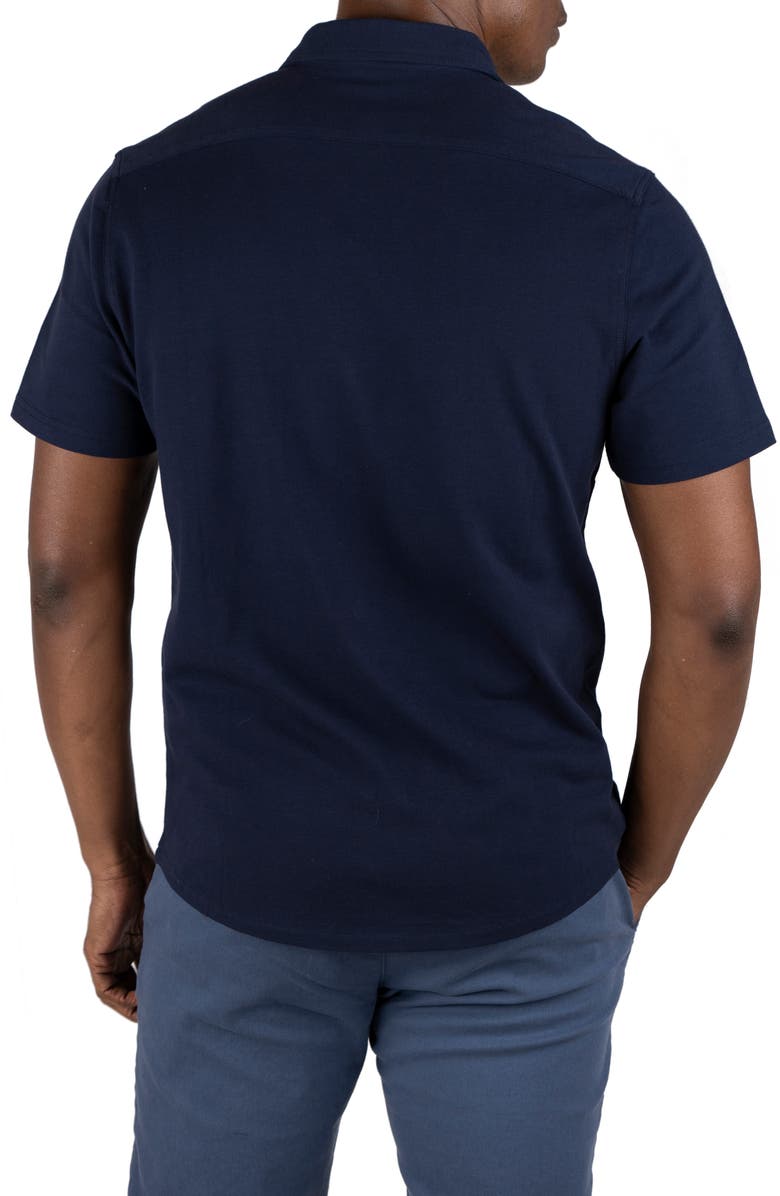 Tailor Vintage Performance Stretch Piqué Short Sleeve Shirt, Alternate, color,