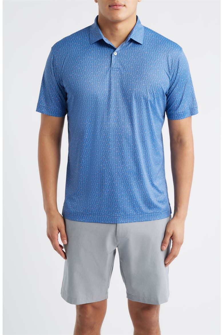 Featherweight Flights Performance Polo, Main, color, WINDSOR BLUE
