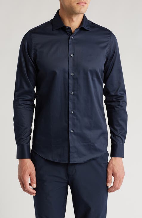 Comfort Fit Cotton Dress Shirt