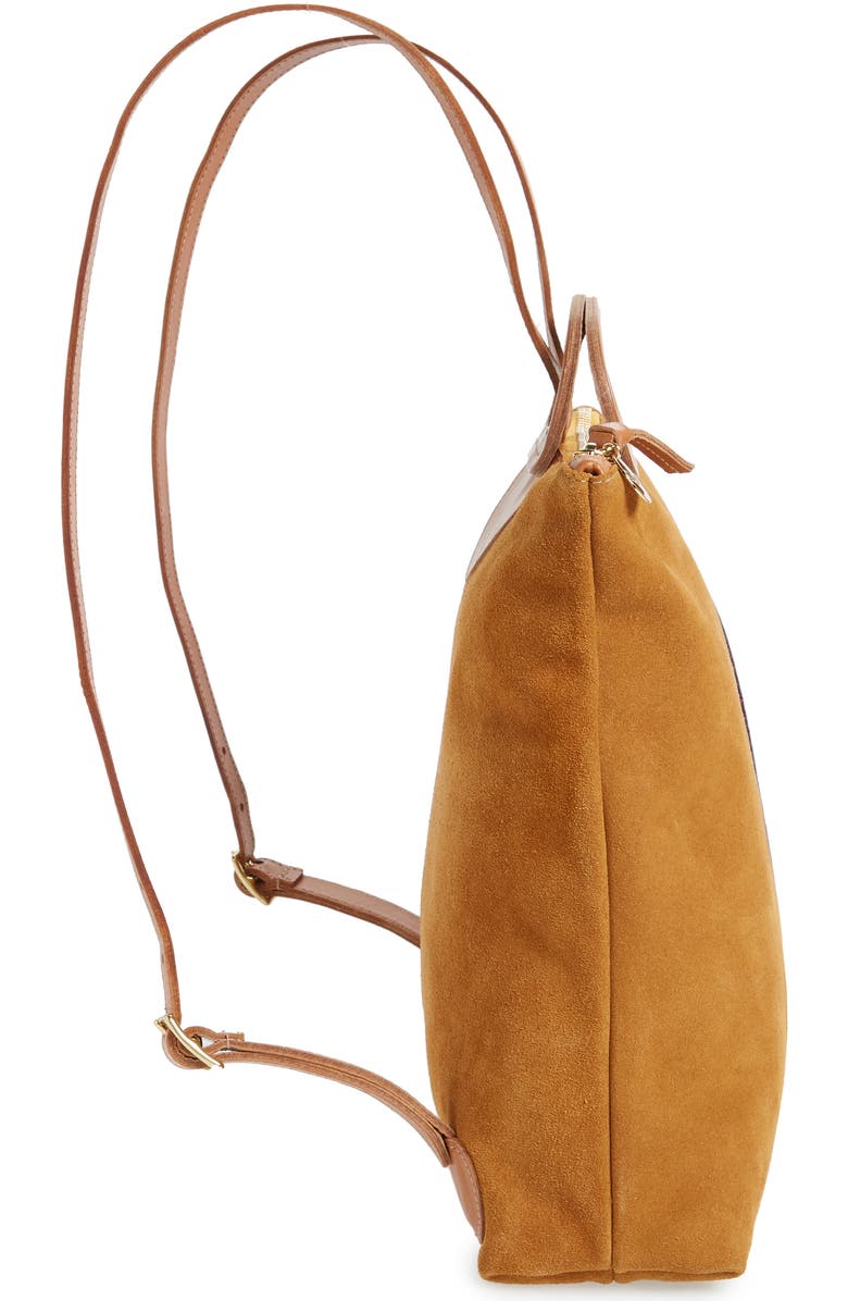 Clare V. Marcelle Suede Backpack, Alternate, color,