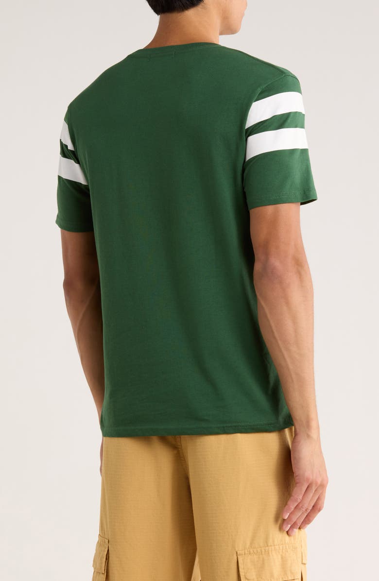 Junk Food NFL Packers Gridiron Cotton Graphic T-Shirt, Alternate, color, Hunter