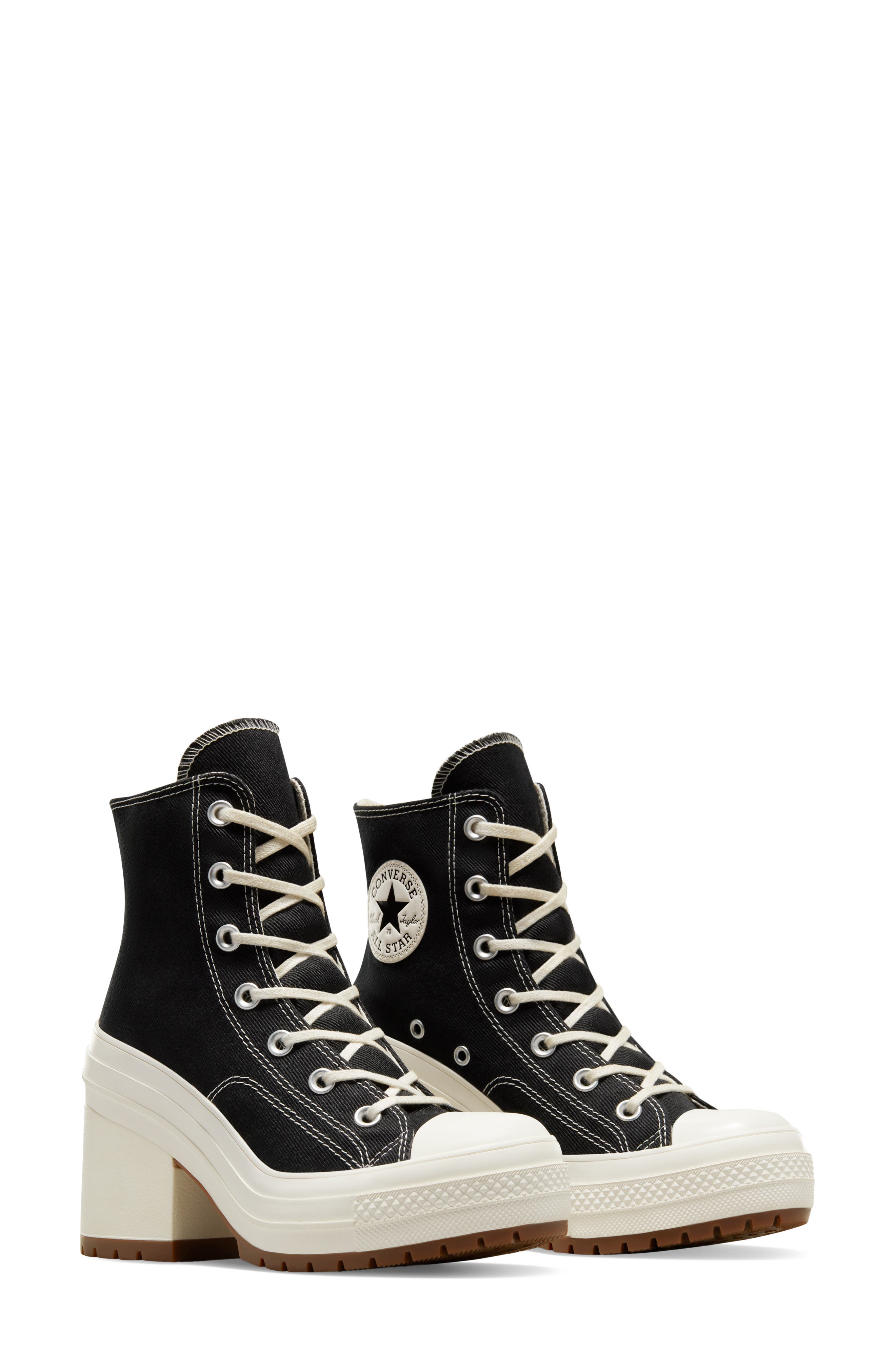 Converse Chuck 70 De Luxe Block Heel Sneaker, Alternate, color, 