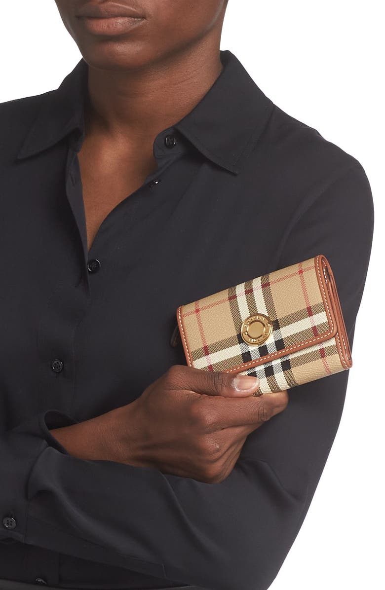 Burberry Lancaster Archive Check Wallet, Alternate, color,
