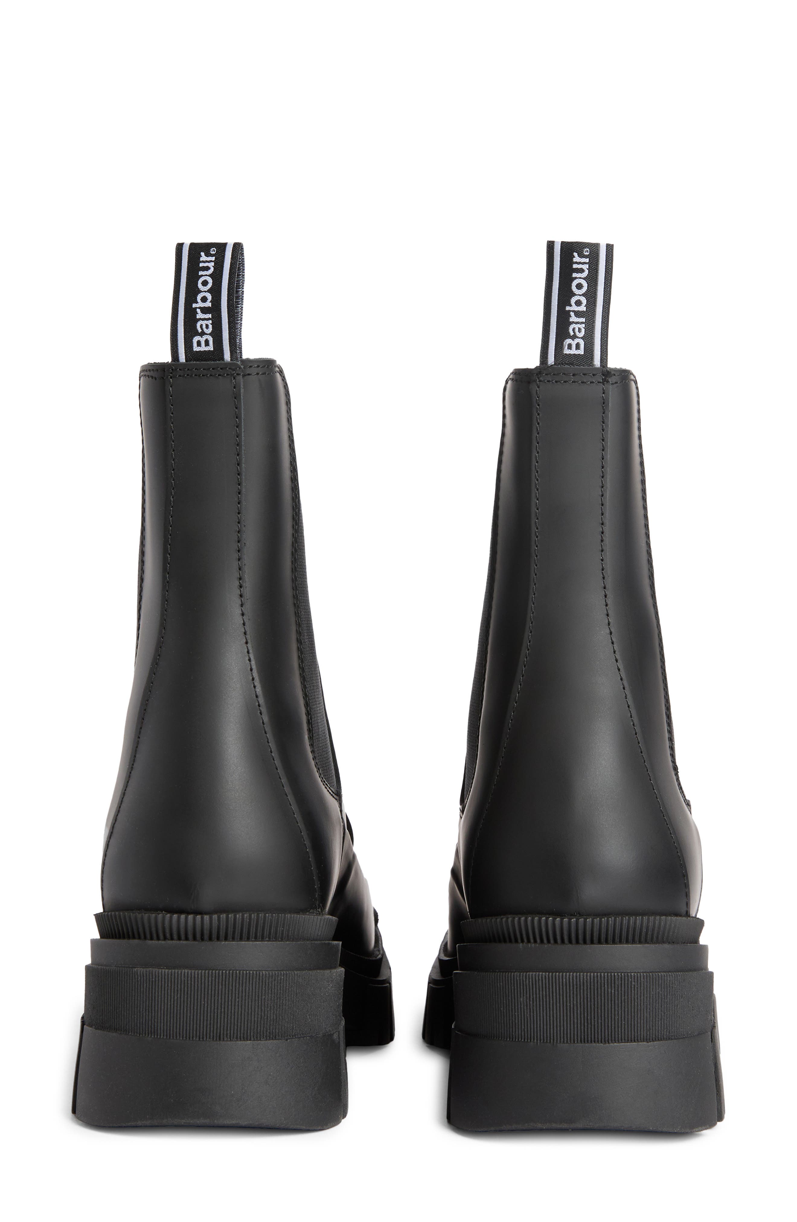Sofie Leather Chelsea Boot, Alternate, color, BLACK