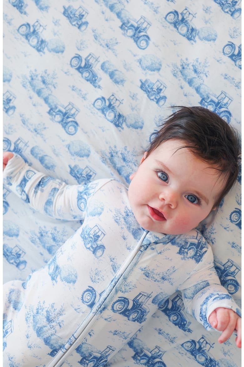 Fitted Convertible One-Piece Pajamas, Alternate, color, DARK BLUE