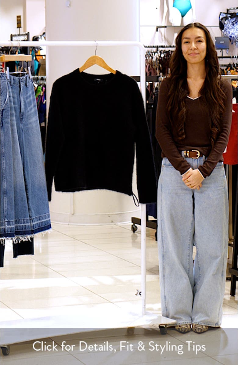 Brushed Cashmere Sweater, sales video thumbnail