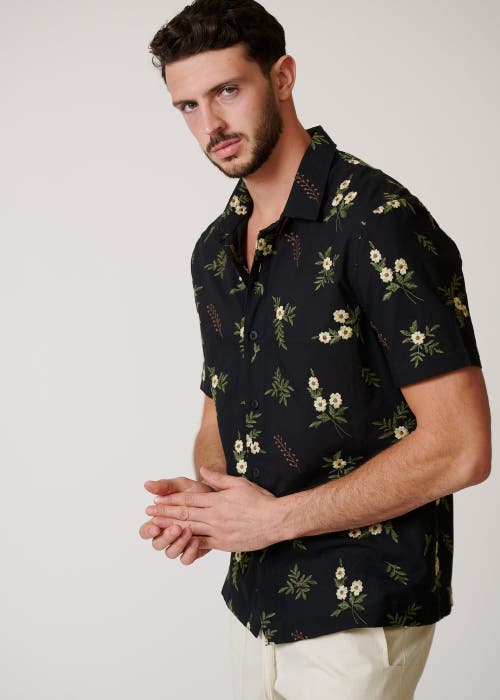 Leisure Lab Jaco Button Up In Midnight