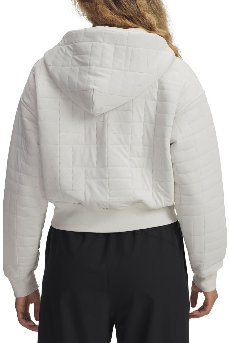 Unstoppable Textured Full Zip Hoodie, Alternate, color, WHT