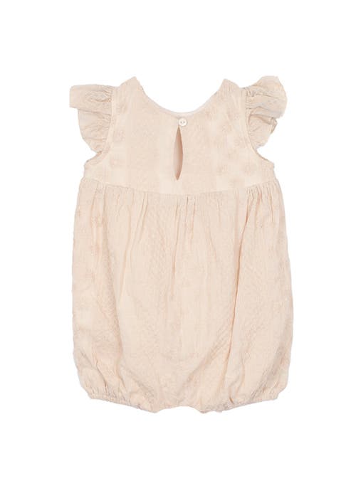 Isobella & Chloe Sienna Baby Romper In Neutral
