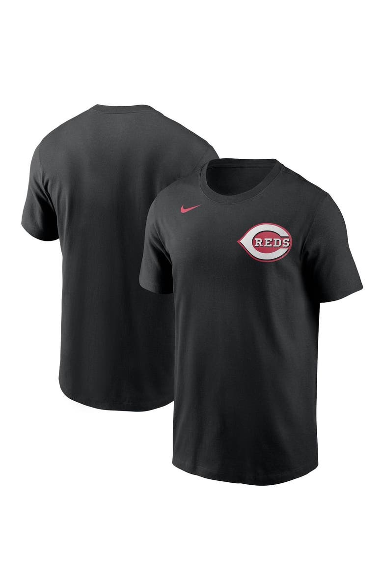 Nike Men's Nike Black Cincinnati Reds Team Wordmark T-Shirt, Main, color, 