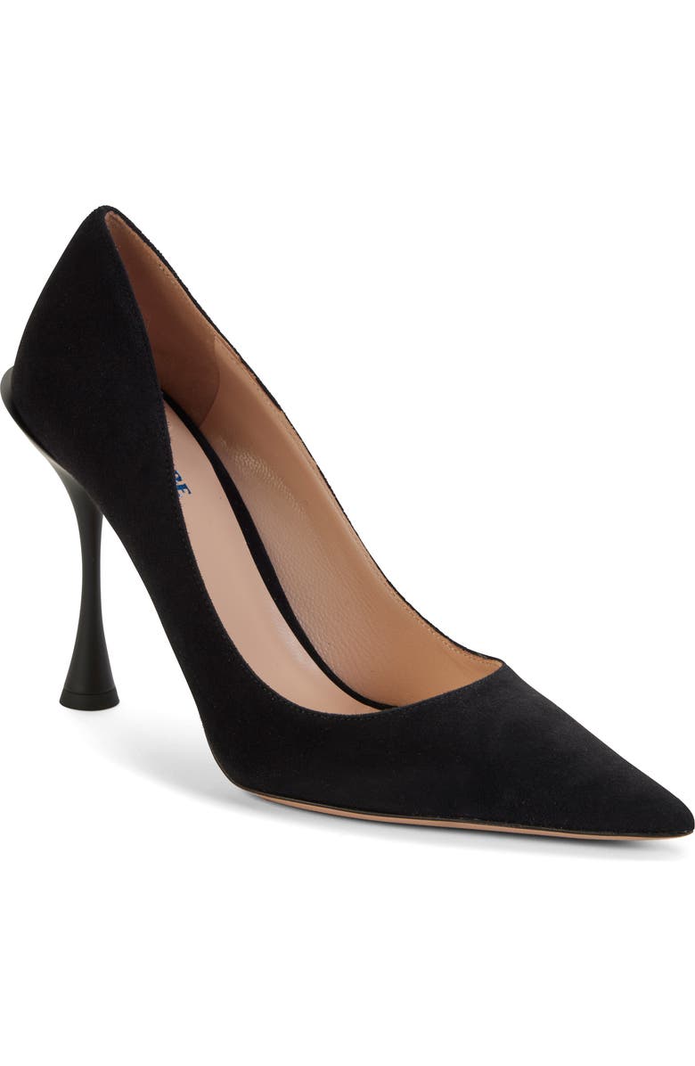 BETZÁBE Thalia Pointed Toe Pump, Main, color, Black Suede