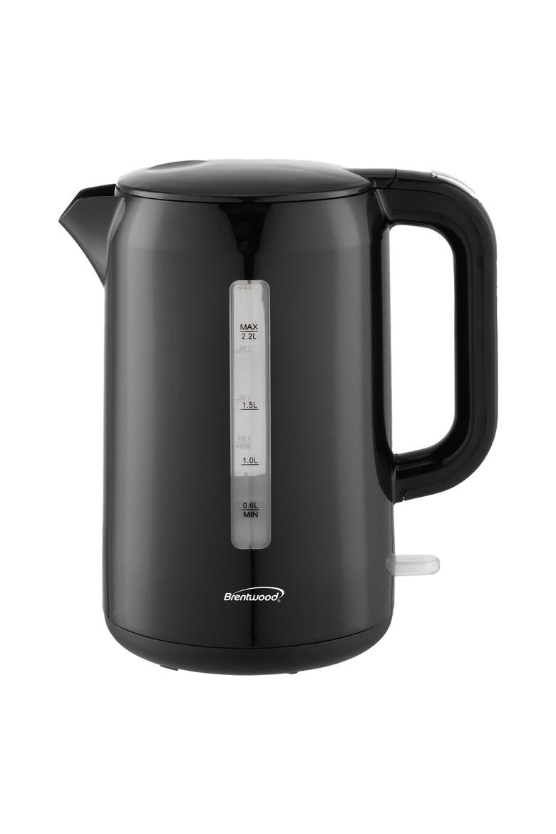 2.2L Cordless Electric Kettle in Black Auto Shutoff, Main, color, Black