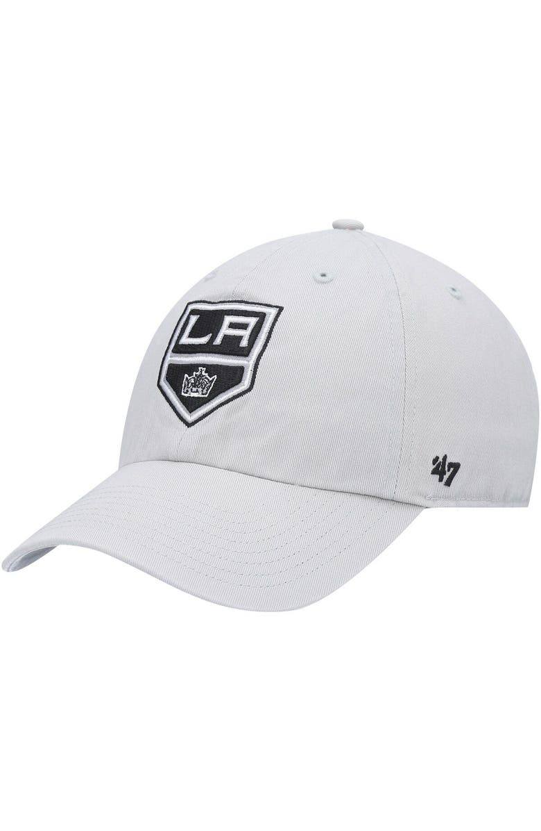'47 Men's '47 Gray Los Angeles Kings Clean Up Adjustable Hat, Main, color, Gray