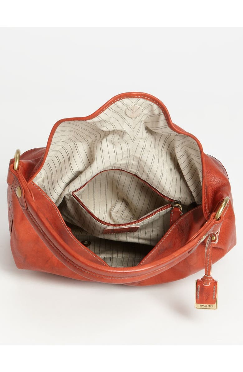 Frye 'Campus' Leather Hobo, Alternate, color, Burnt Red