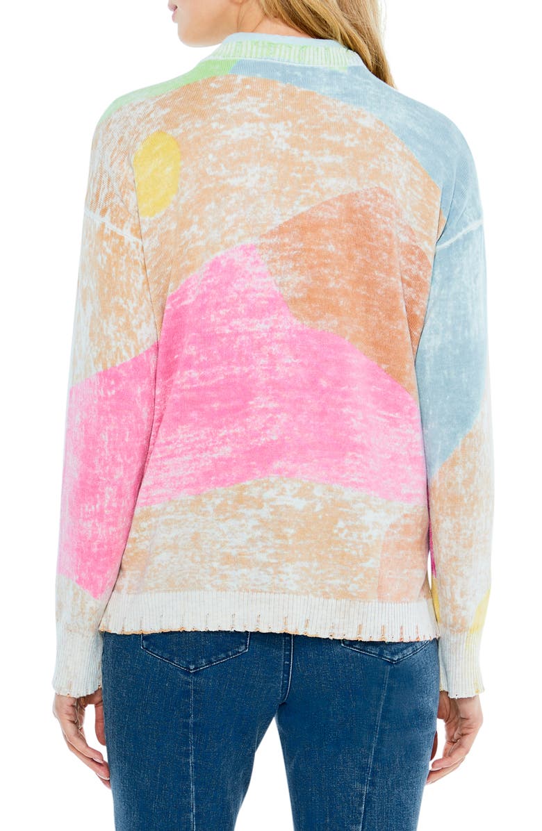 NIC+ZOE Mosaic Sunrise Sweater, Alternate, color,
