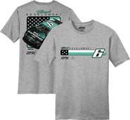 RFK Racing Men's RFK Racing Heather Gray Brad Keselowski BuildSubmarines.com Car T-Shirt