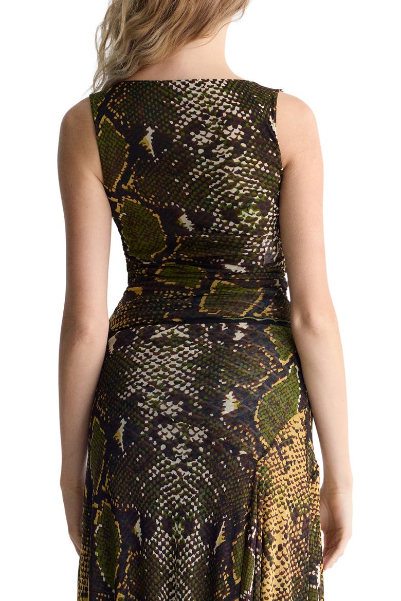 Athena Reversible Mesh Top, Alternate, color, SERPENTE CARAWAY/GEO PESTO