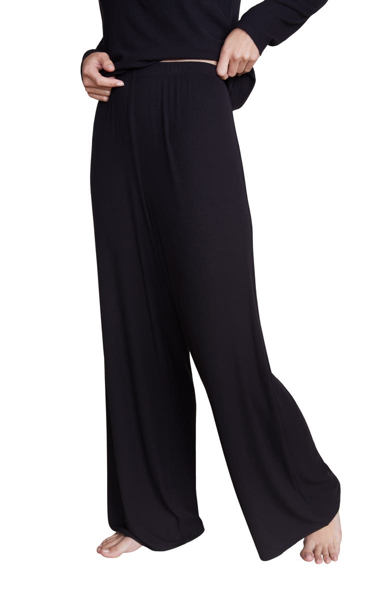 Barefoot Dreams<sup>®</sup> Ultrasoft Long Sleeve Rib Henley, Alternate, color,