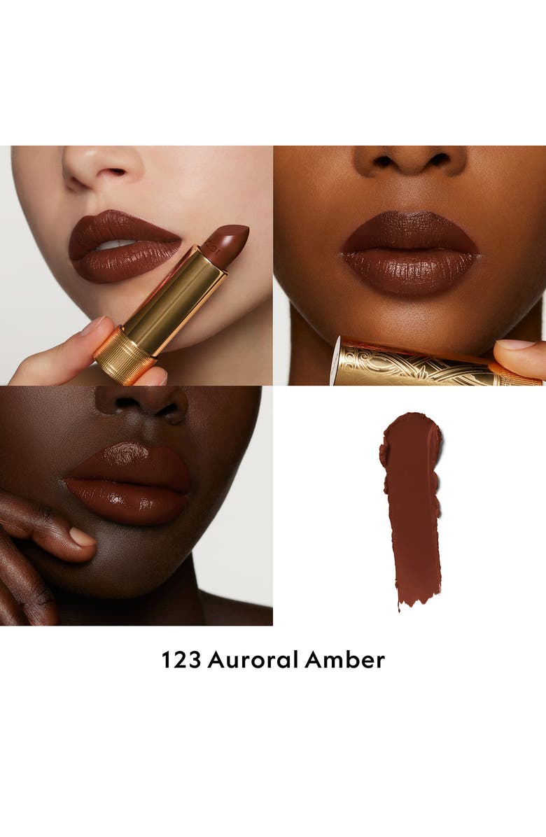 Gucci Rouge à Lèvres Satin Lipstick, Alternate, color, 123 Auroral Amber