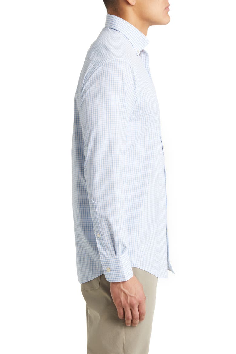 Hanford Performance Twill Button-Down Shirt, Alternate, color, COTTAGE BLUE