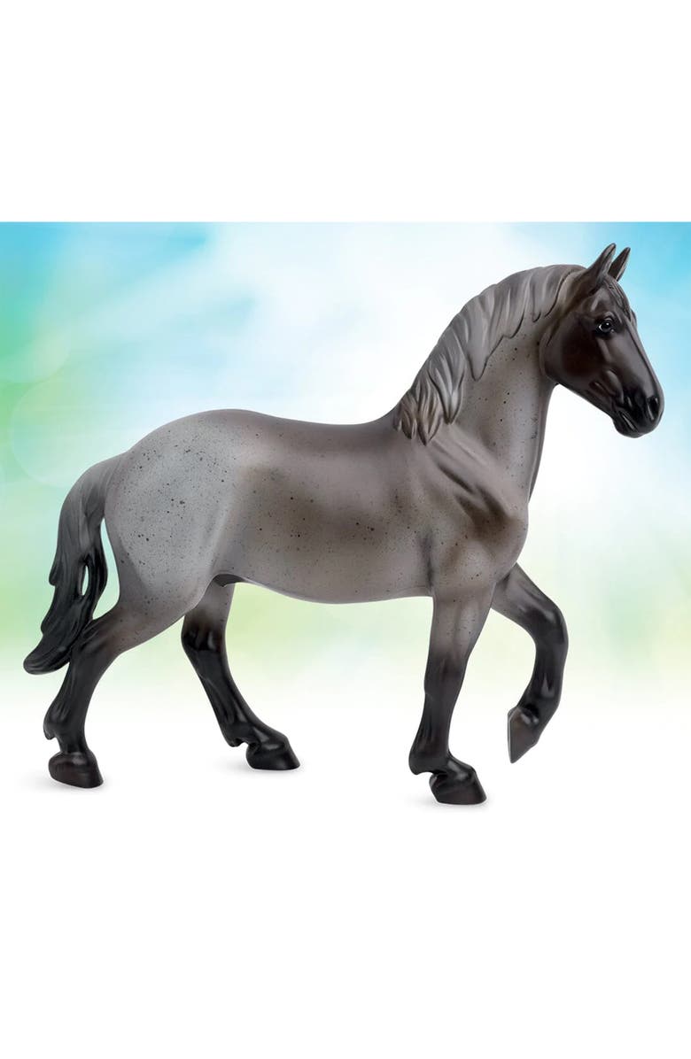 Breyer Horses The Freedom Series Blue Roan Brabant, Alternate, color, Gray
