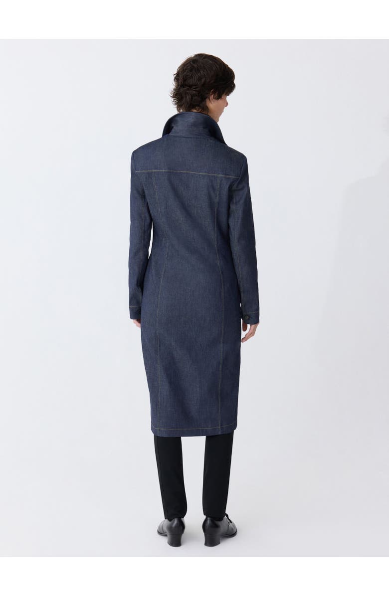 Callas Milano RIIA Long Jean Jacket, Alternate, color, Indigo