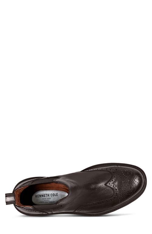 Kenneth Cole New York Frank Wingtip Chelsea Boot In Brown