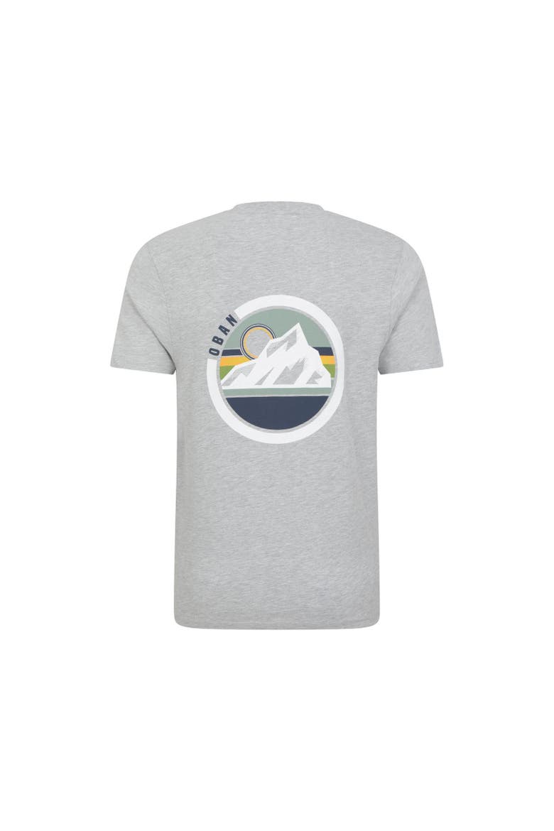 Oban Mountain Cotton T-Shirt, Alternate, color, Gray
