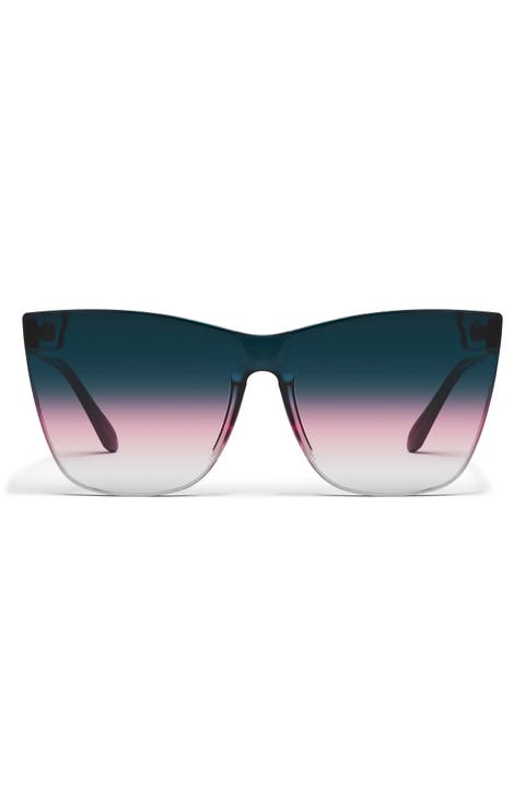 Come Thru 144mm Gradient Cat Eye Sunglasses